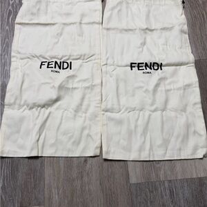 Fendi Ivory Storage Bags